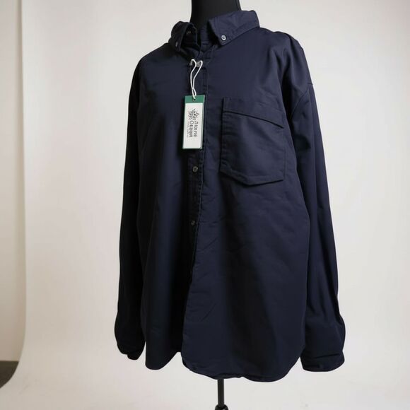 🧥 Alpine Design Navy Corduroy Shirt Jacket XL NWT • Organic Cotton • Cozy ✨ - Picture 2 of 6